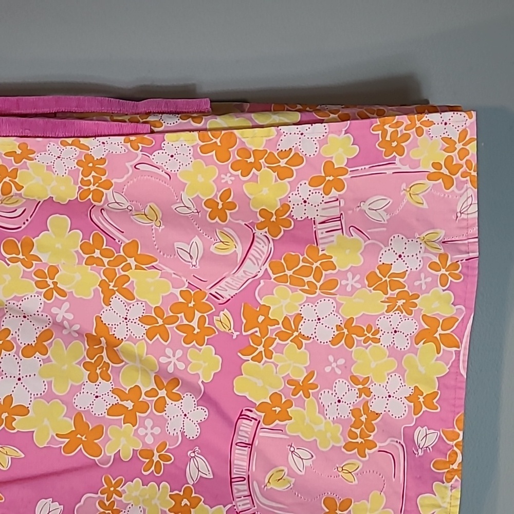 LILLY PULITZER Skirt Size 6 White Label Night Light Glow In Dark Dragonfly - Picture 2 of 7